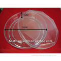 Crystal PS injected Octagonal plastic packing box